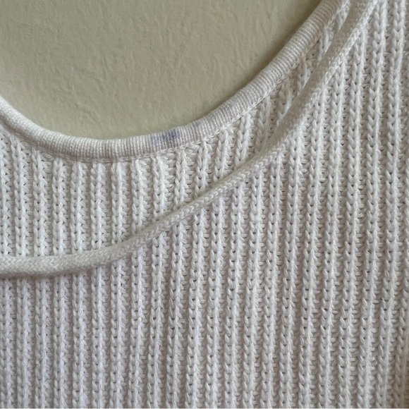 MESHKI Pauline Open Back Knit Mini Dress - White - Picture 6 of 6